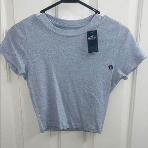 Hollister Light Blue Women's Crop Top